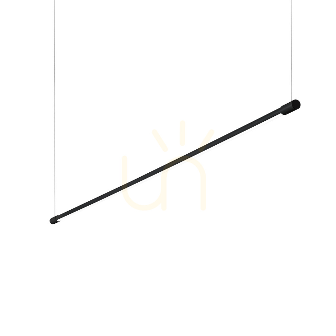 Pendelleuchte Ideallux Yoko SP Nero schwarz LED 17W 146 cm 258928