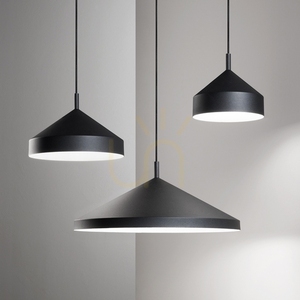 Pendant Light Ideallux YURTA SP1 D21 Nero Black Metal 281568 small 1