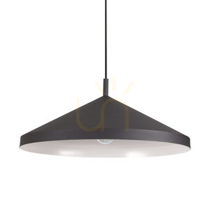 Pendant Light Ideallux YURTA SP1 D50 NERO Black Metal 50 cm 281582 small 0