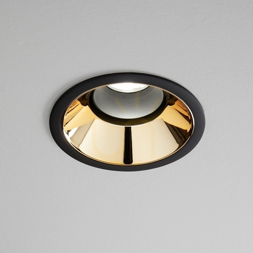 Check Round Frame Trim Ideallux ZEUS Black 10.9 cm 324005
