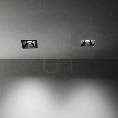 Check Square Frame Trimless Ideallux ZEUS White Polystyrene 323558