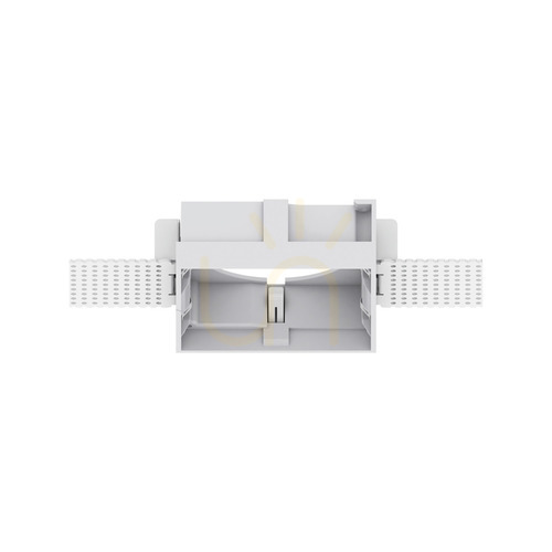 Check Trimless Square Frame Ideallux Zeus White Polystyrene 323732