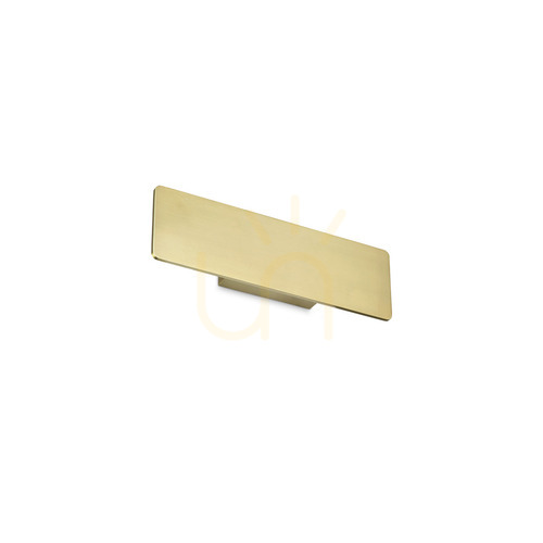 Check Wall Light Ideallux ZIG ZAG AP D29 Brass 3000K Metal 282121