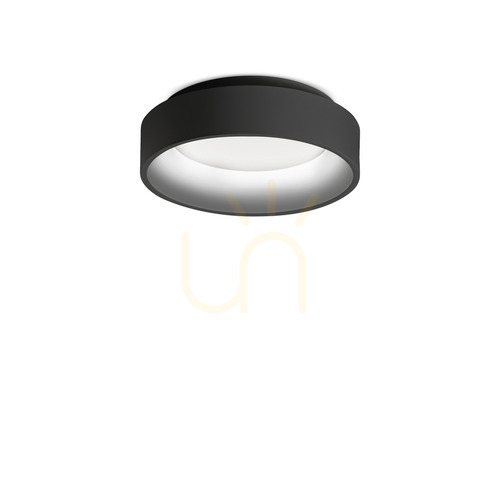Check Plafond Ideallux Ziggy 293769 czarny LED 21W 27,7 cm
