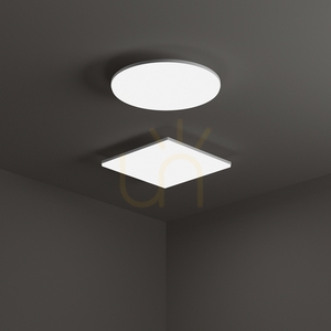 External Ceiling Light Ideallux MIB Round White 30cm 18W 4000K 202945 small 1
