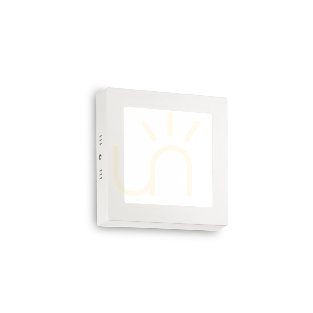 Plafon Ideallux Universal PL D17 Square White 4000K 12W 321769