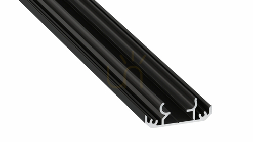Check LUMINES TALIA M1 black lacquered mounting profile 2.02 m