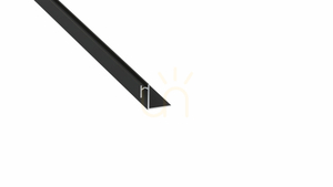 LUMINES profile type Roset black lacquered 1 m small 0