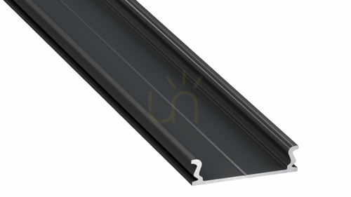 Check LUMINES profile type MODI black lacquer. 2 m
