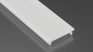 Lampshade for LED profile LUMINES PMMA BASIC V2 milky 1m small 0