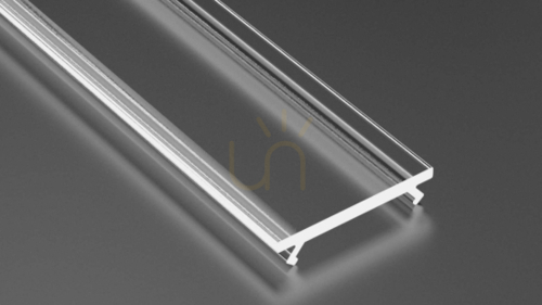 Check Lampshade for LED profile LUMINES PMMA BASIC V2 transparent 1m