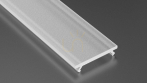 LED profile diffuser LUMINES PMMA BASIC V2 FROST milky 2m small 0