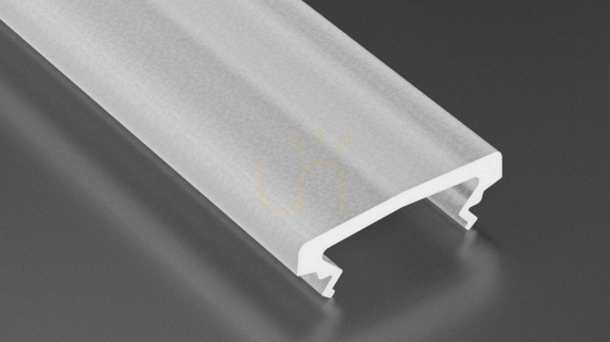 LUMINES HIGH frosted milky PMMA LED profile cover 1 m