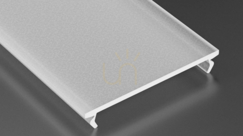 Check Lampshade for LED profile LUMINES WIDE PMMA FROST milky 1 m