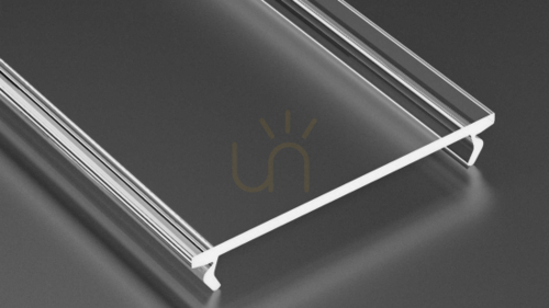 Check Lampshade for LED profile LUMINES WIDE PC transparent 2 m