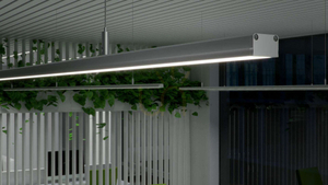 Lampshade for LED profile LUMINES DOUBLE PMMA milky 2m small 3