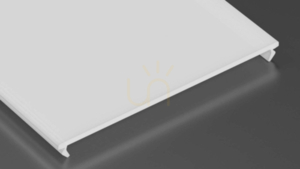 Lampshade for LED profile LUMINES SWIDE PMMA milky 1 m small 0