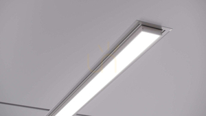 Lampshade for LED profile LUMINES SWIDE PMMA transparent 1 m small 1