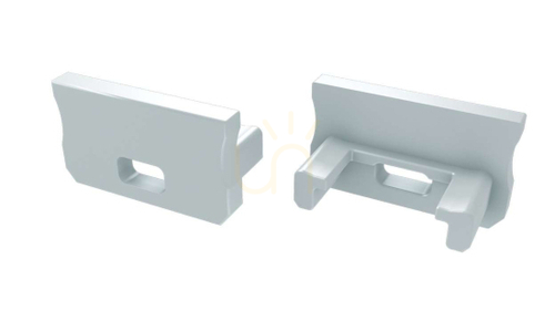 Check End cap for LED profile LUMINES A white with hole