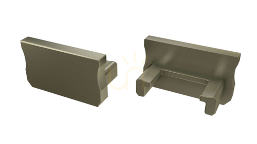 Check Cap for LED profile LUMINES A inox