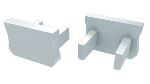 Check End cap for LUMINES X LED profile white