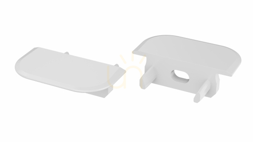Check Cap for LUMINES Z LED profile white with hole