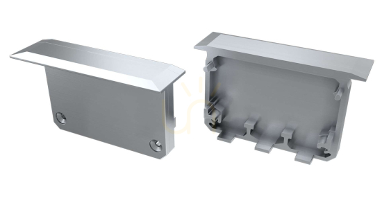 Check LED profile cap LUMINES INSO grey LED profile cap LUMINES INSO grey