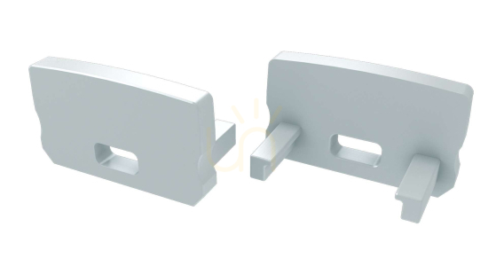Check End cap for LED profile LUMINES D HIGH white with hole End cap for LED profile LUMINES D HIGH white with hole