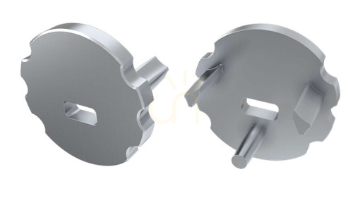 Check Cap for LUMINES MICO LED profile grey with hole