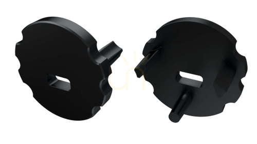 Check Cap for LUMINES MICO LED profile black with hole