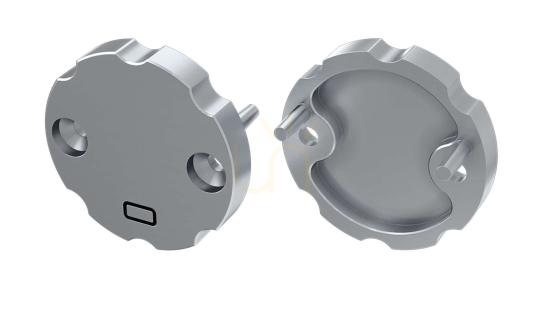 LUMINES COSMO profile cap silver lacquered 2in1