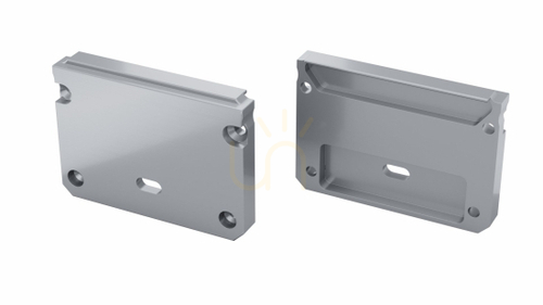 Check ALU blanking plug for LUMINES ILEDO LED profile silver with hole