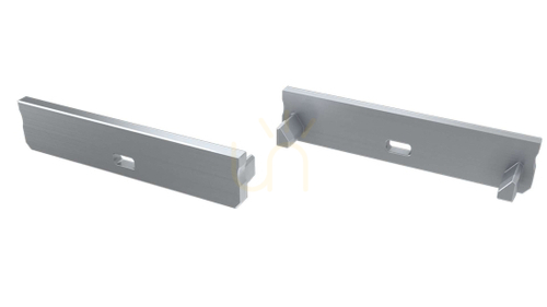 Check ALU blanking plug for LUMINES SOLIS LED profile silver with hole