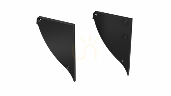 ALU LUMINES CONVA cap black lacquered right