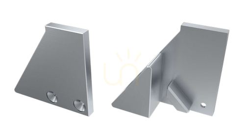 Check ALU cap for LUMINES I10 10mm silver LED profile right with support