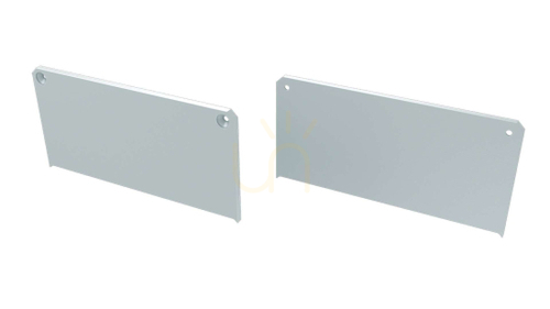 Check LUMINES LARGO M2 aluminium end cap, white, without cable opening