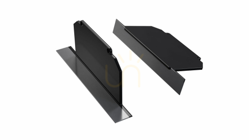 Check ALU blanking plug for LUMINES LARGO M3 LED profile black lacquered solid