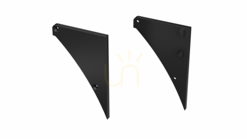 Check ALU blanking plug for LUMINES LOGI LED profile black lacquered left