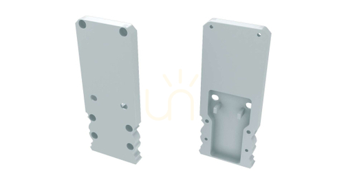 Check White aluminium end cap without opening Lumines TALIA M2 + TALIA 12-0711-11