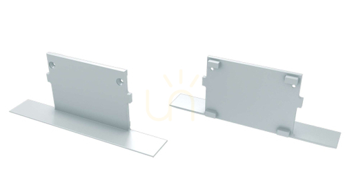 Check Aluminium end cap for LUMINES TALIA M4 LED profile, solid, white, 12-0761-11