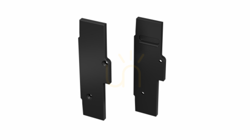 Check ALU blanking plug for LUMINES TIANO LED profile black lacquered right straight