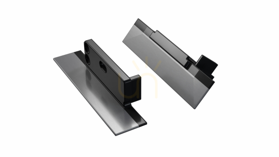 ALU LUMINES ZATI cap black lacquered right with hole