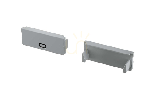 Check LUMINES DUAL profile cap silver lacquered 2in1