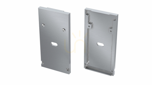 Check ALU blanking plug for LUMINES DULIO silver LED profile with hole