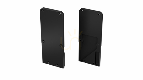 Check ALU blanking plug for LUMINES UNICO + Talia M2 LED profile black lacquered left