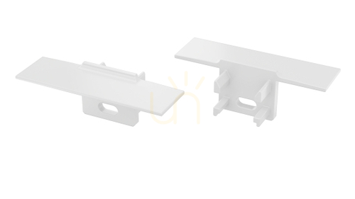 Check End cap for LUMINES Gaudi profile white with hole