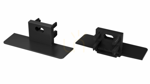 Check End cap for LUMINES MONO profile black with hole
