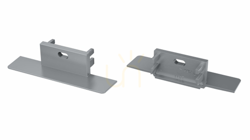 Check End cap for LUMINES ZATI profile grey with hole