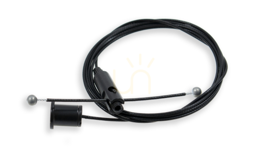 TWO SLEEVES - COMPLETE 1500 mm/100mm black