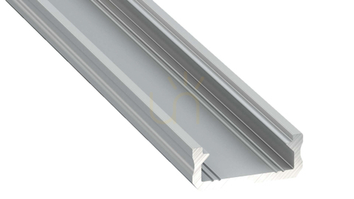 Check LED profile LUMINES type D silver anodized 1 m